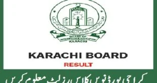 9th Class Result 2024 Karachi Board SSC Part 1