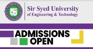 SSUET Admission Sir Syed University Student Portal